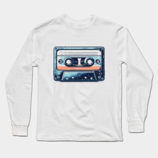 Retro Vibes: Vintage Cassette T-Shirt Long Sleeve T-Shirt